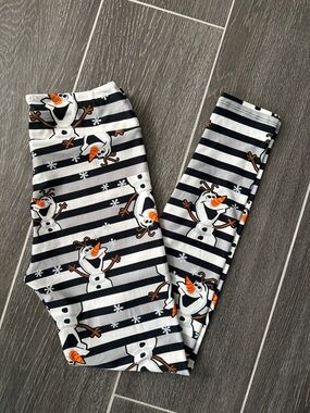 LuLaRoe Disney Frozen Olaf Print Leggings O/S